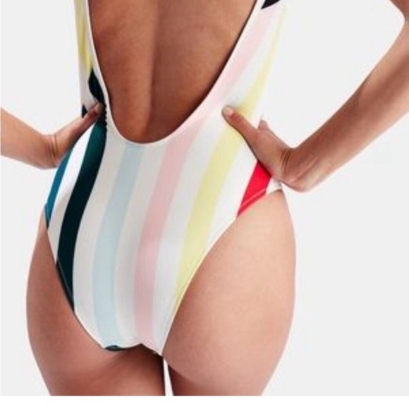 Solid & Striped One‑Piece Swimsuit Women’s Size Medium NWT - Picture 4 of 16